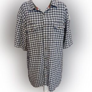 Hawx Plaid Flannel Work Shirt XLT